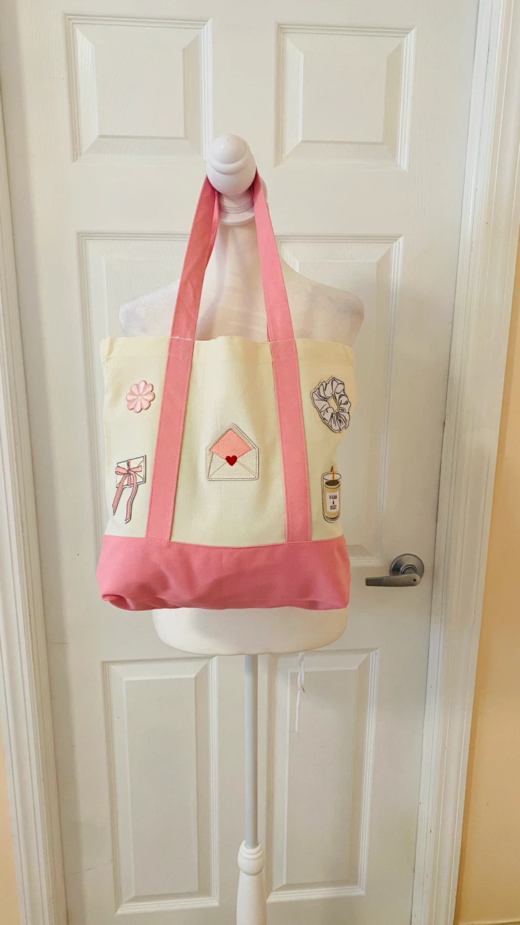 Handmade tote 14x13x4 - photo 2