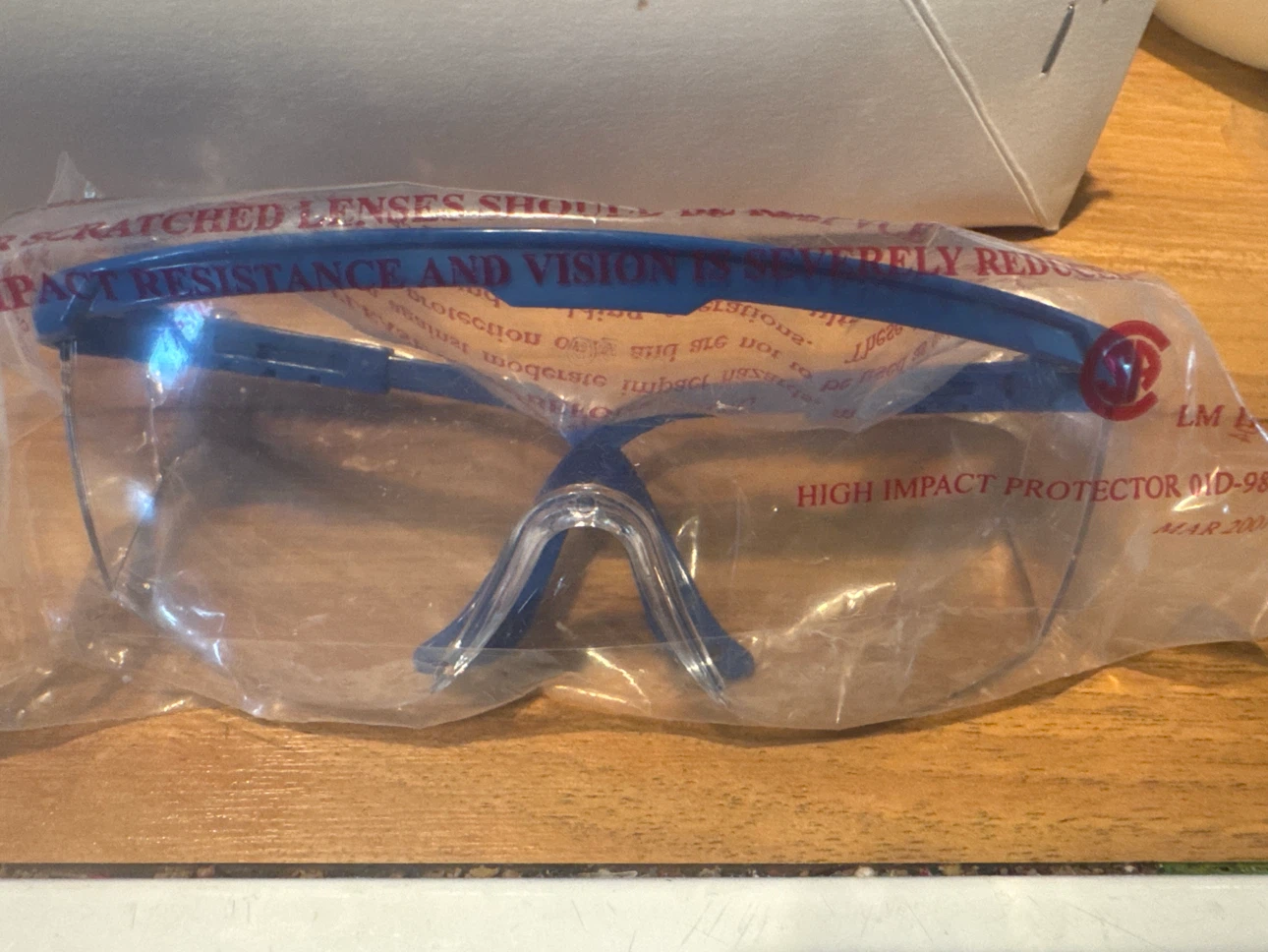 Blue Safety Glasses - photo 3