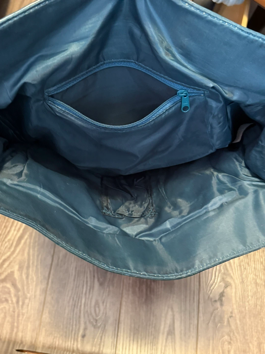 Teal Faux Leather Purse - photo 4