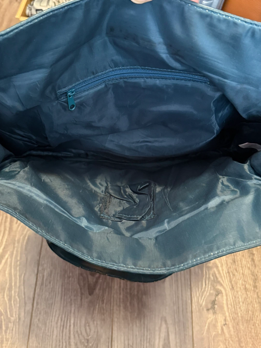 Teal Faux Leather Purse - photo 3