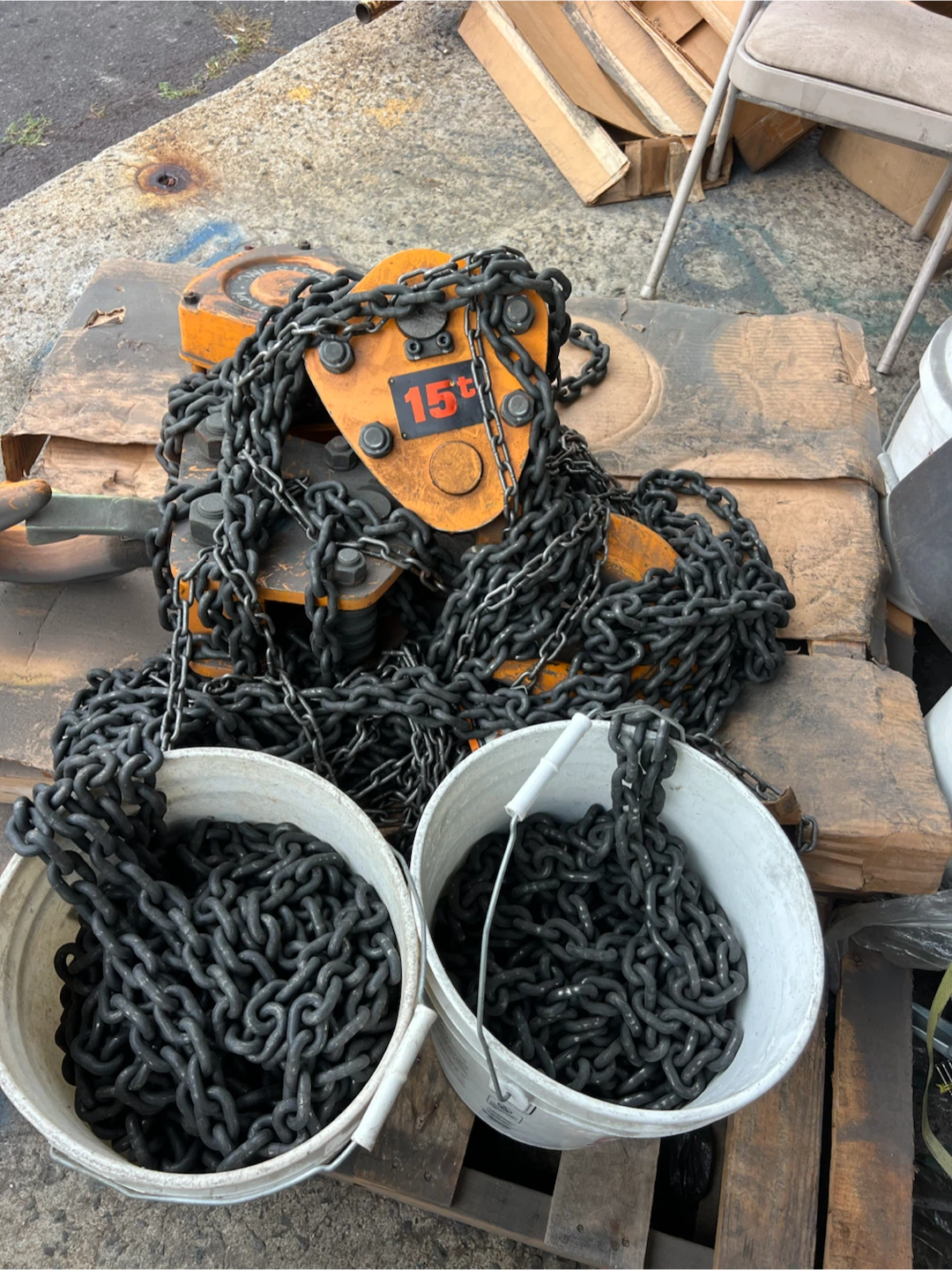 Harrington Inc. 15 Ton Chain Hoist