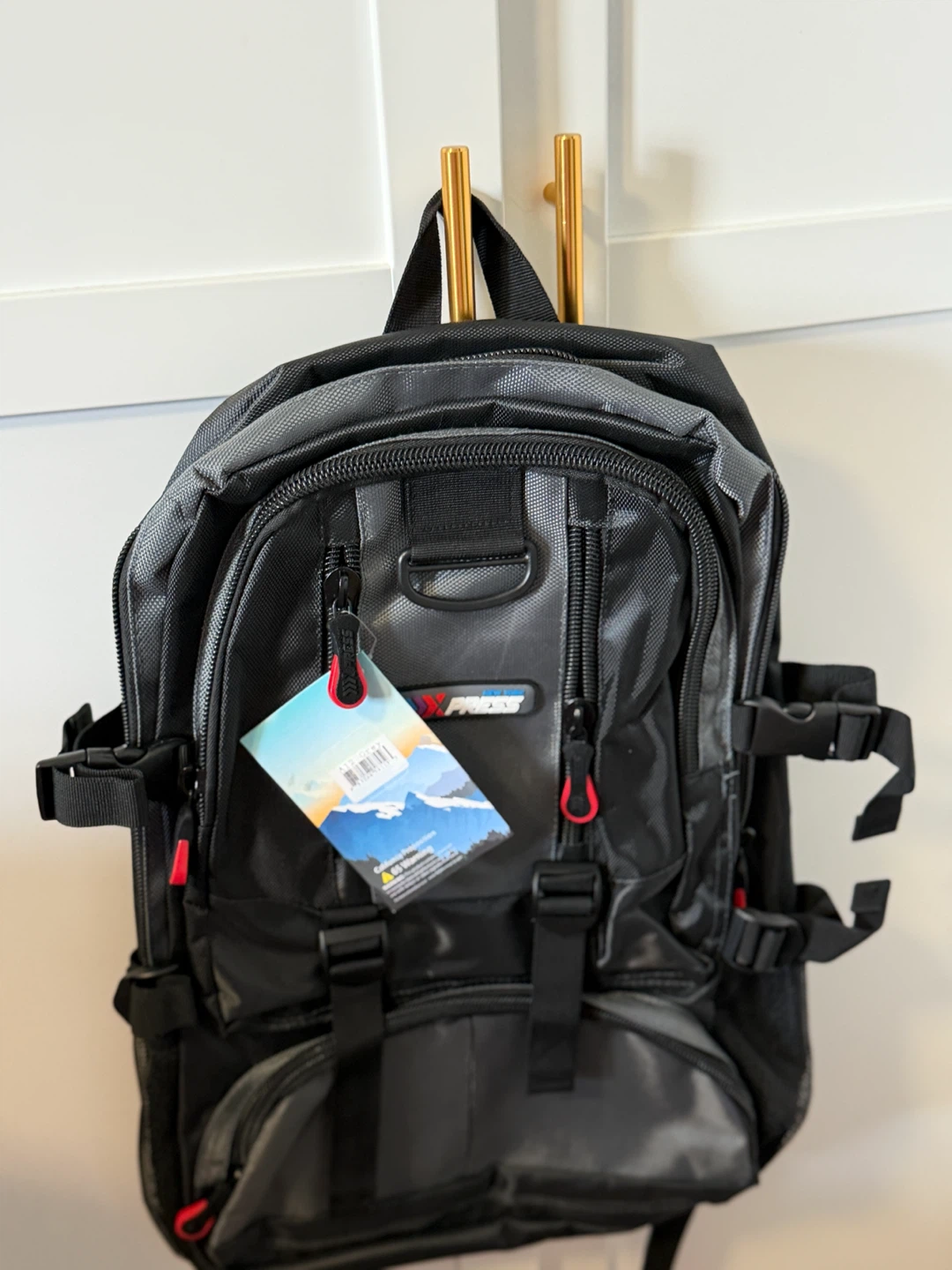 Xpress Black Backpack