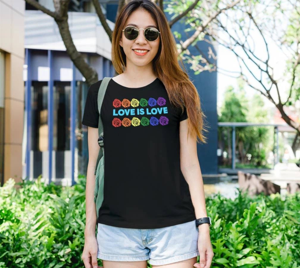 Custom Pride "Love is Love" T-Shirt