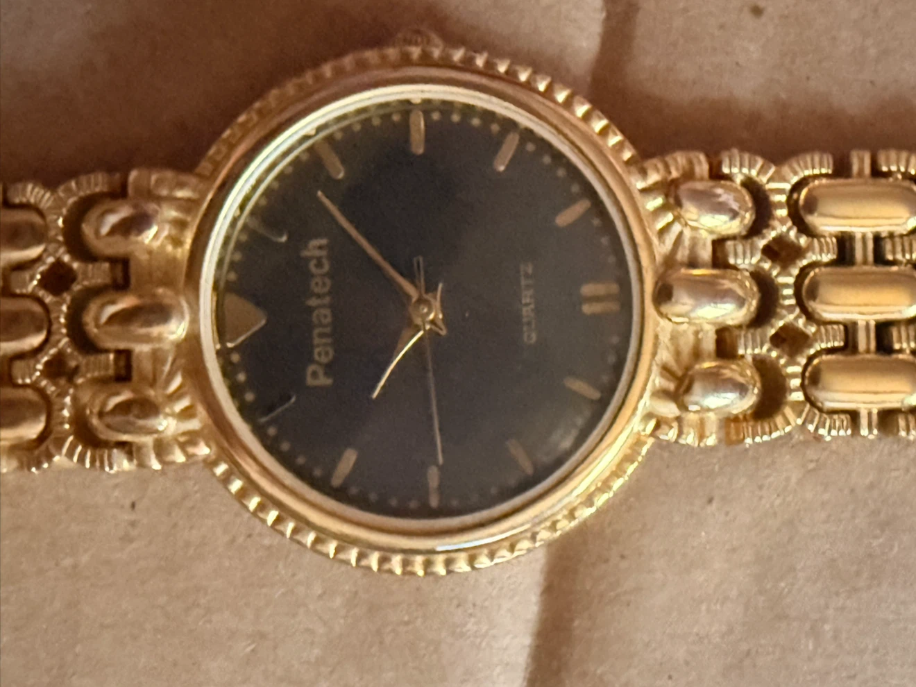 Penatech Gold Tone Quartz Watch