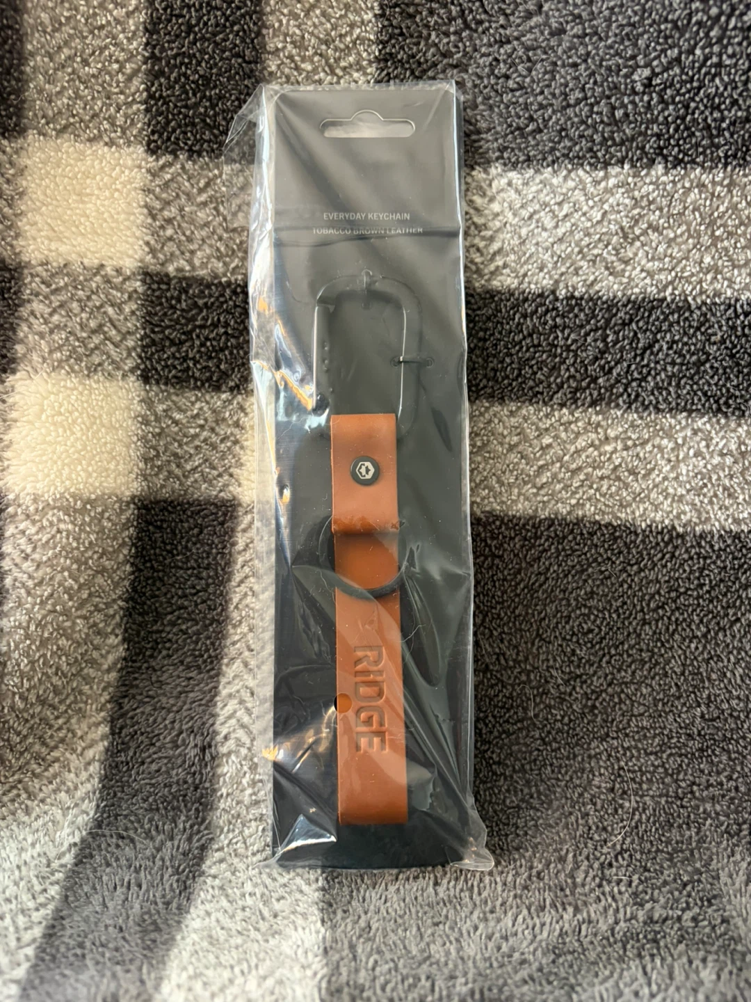 Ridge Everyday Keychain - Tobacco Brown Leather - photo 2