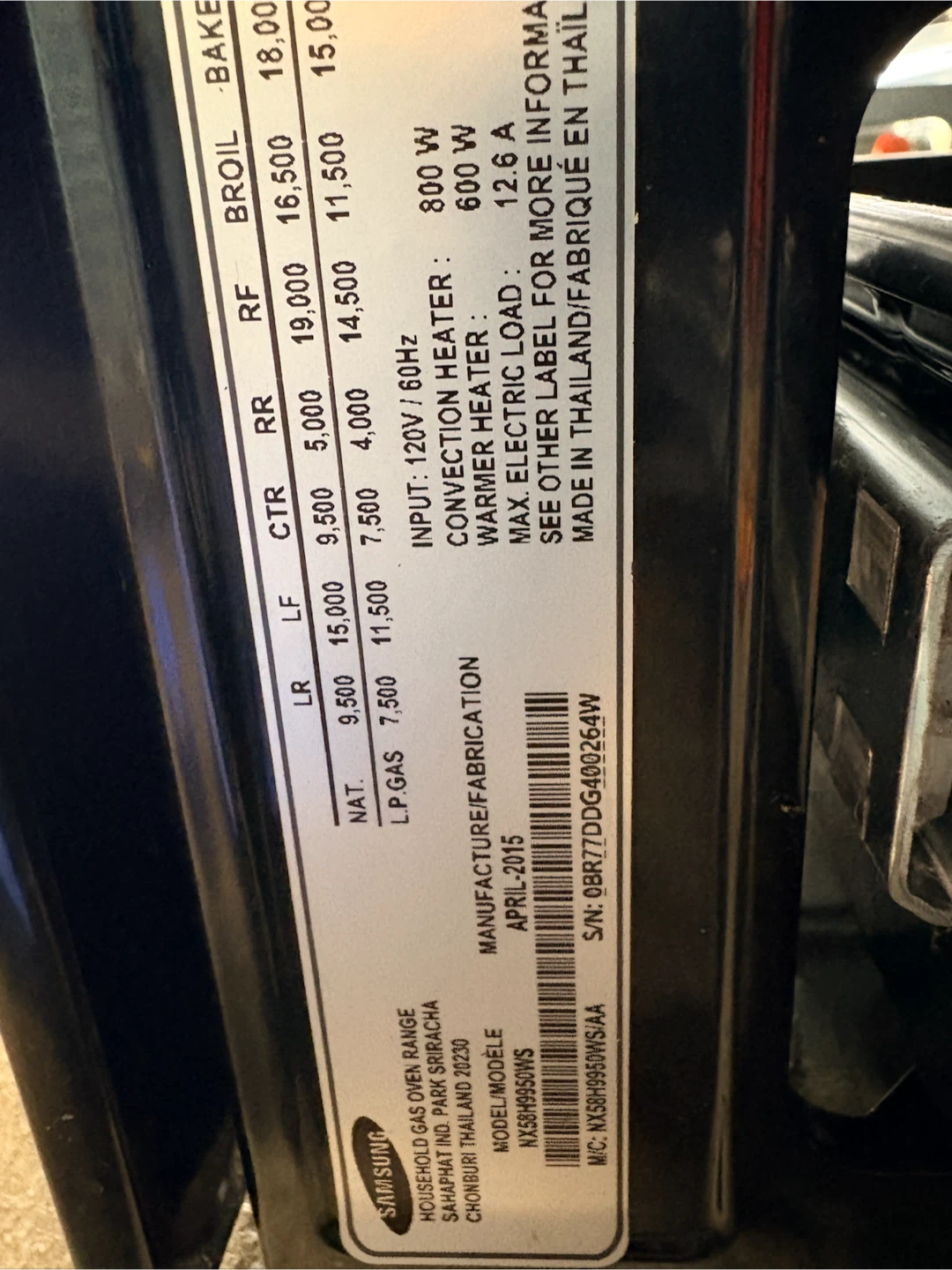 Samsung gas stove Chef Collection!!! - photo 5