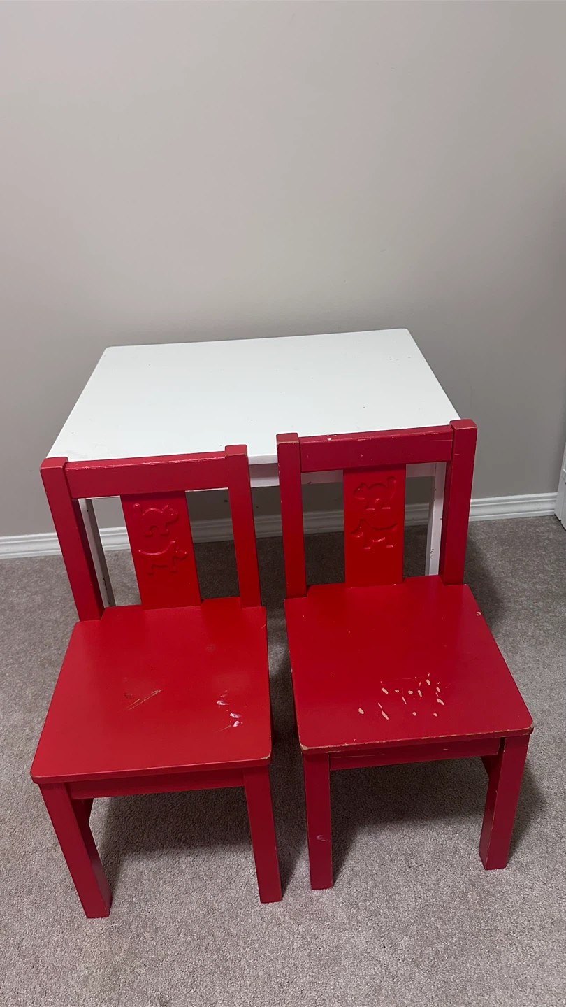 IKEA Kids Table and Chairs Set - photo 2