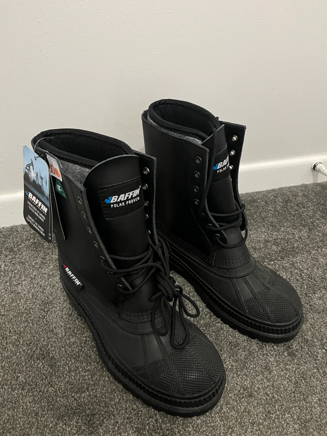 Brand New Baffin Whitehorse Steel Toe Winter Work Boots