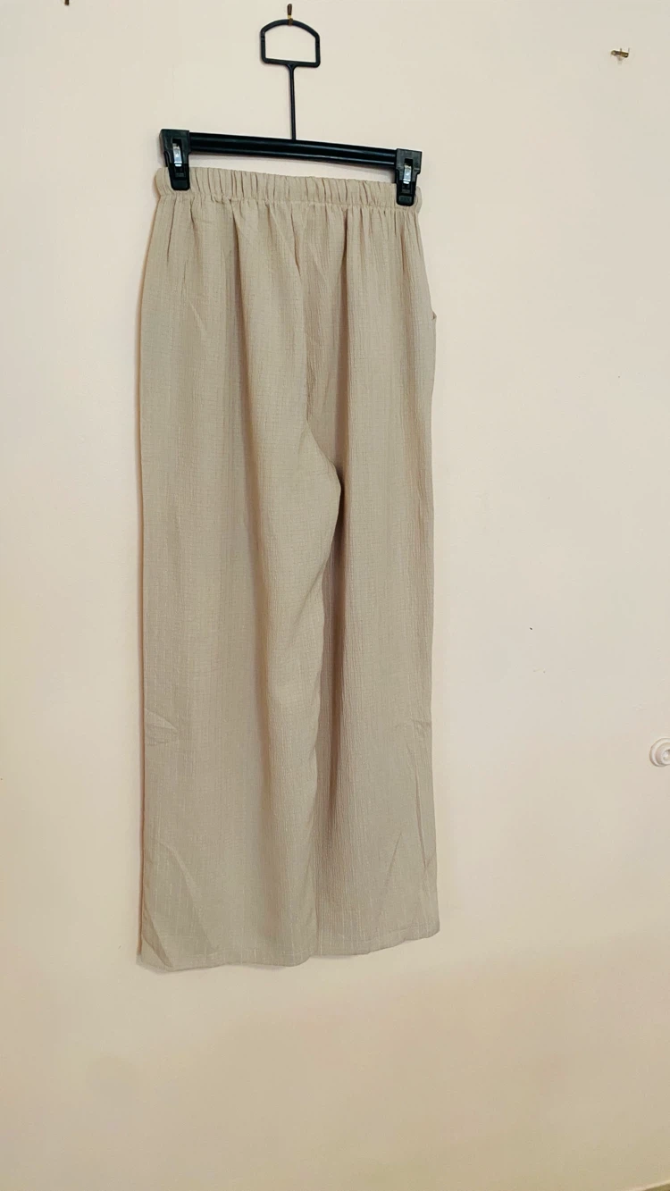 Wide leg pants size small with pocket - photo 2