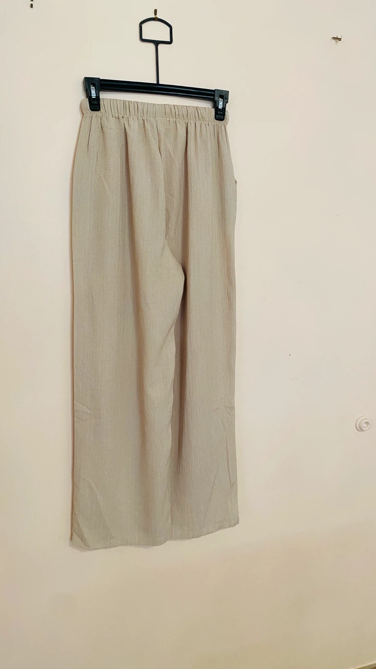 Wide leg pants size small with pocket - photo 5