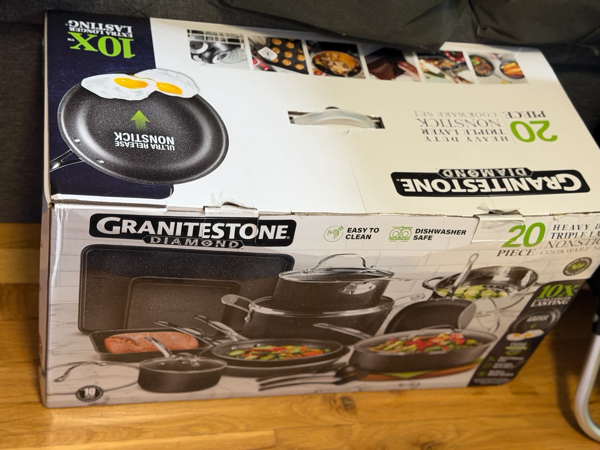 Granitestone Diamond 20 Piece Cookware Set - photo 2