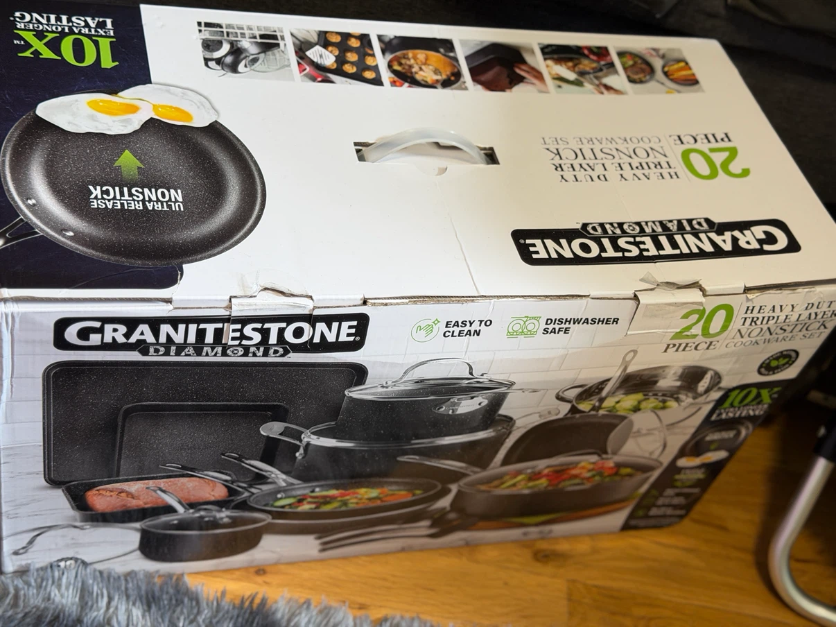 Granitestone Diamond 20 Piece Cookware Set - photo 4