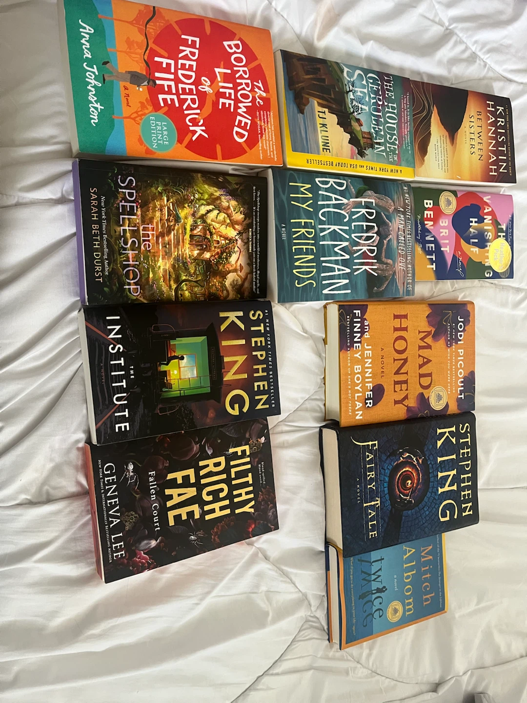 Hardcover/paperback recent fiction