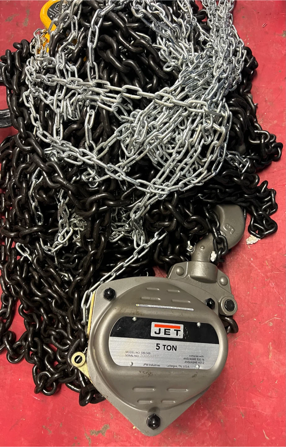 JET 5 Ton Chain Hoist S90-500