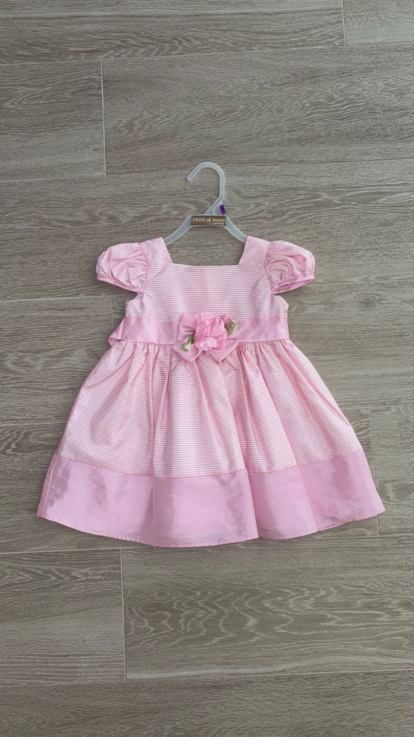 Pink Striped Dress