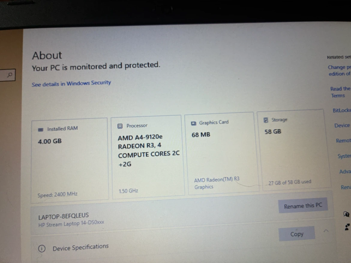 HP Stream Laptop 14-DS0xxx