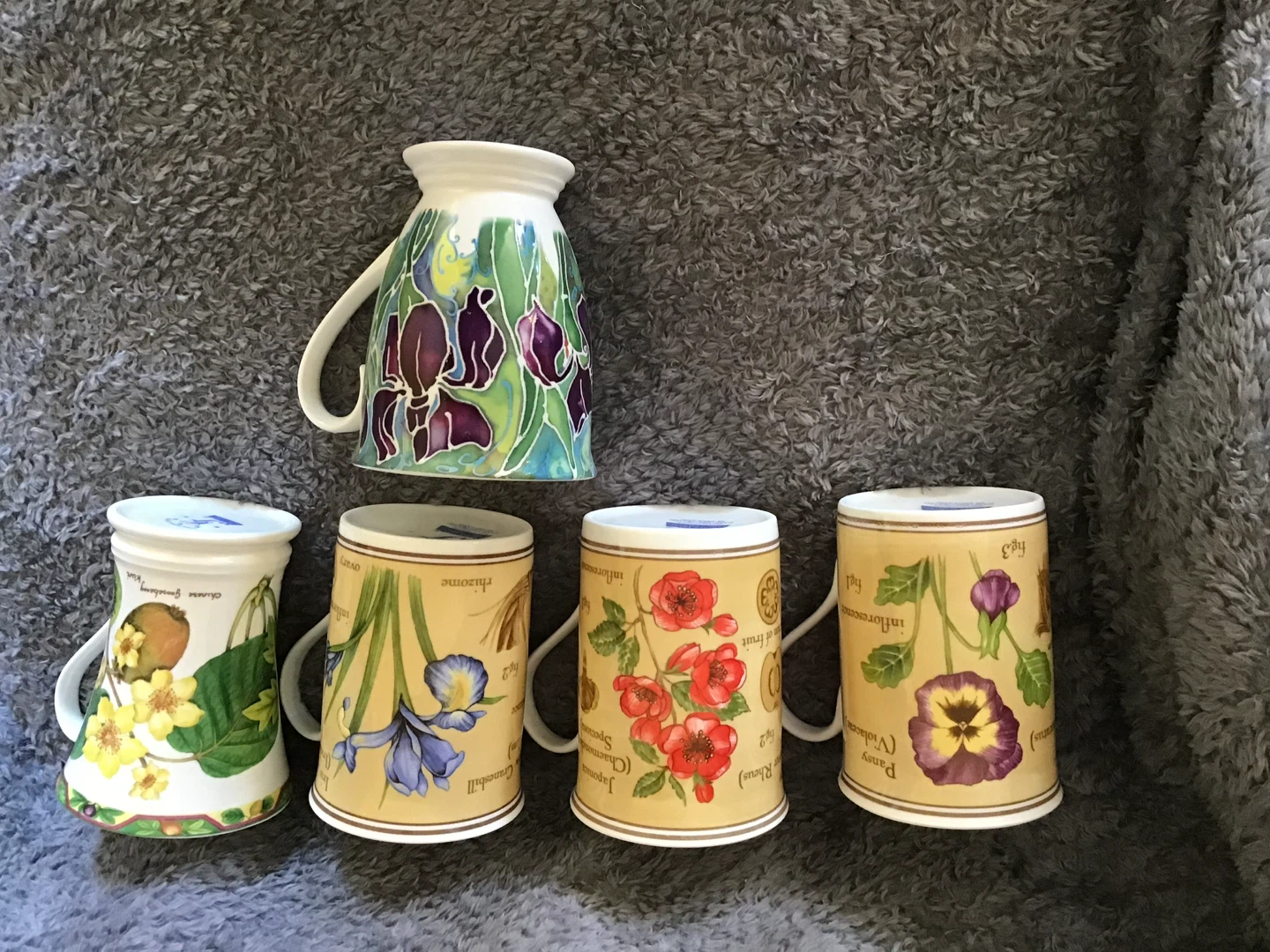 Dunoon Fine Bone China Mugs - Set of 6