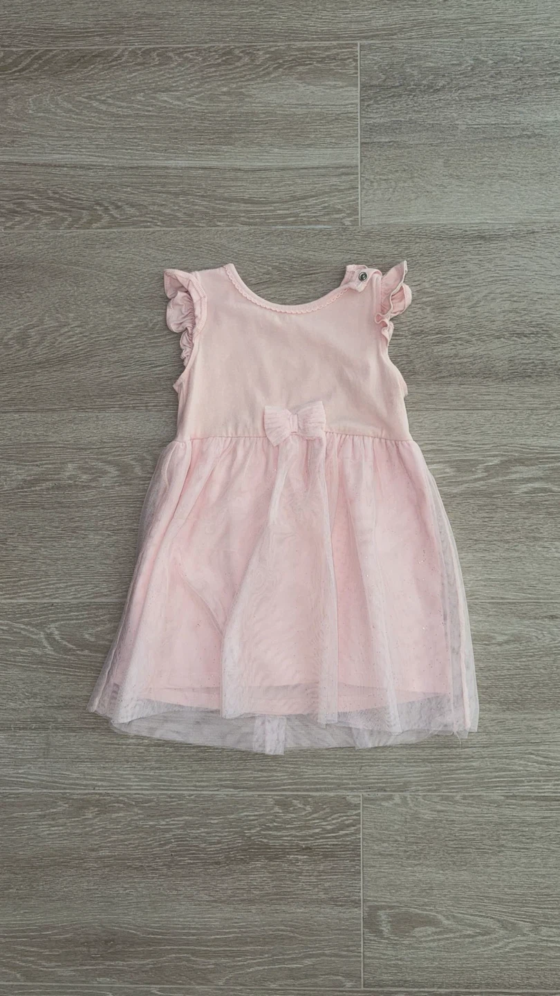 Pink Tutu Dress with Bow