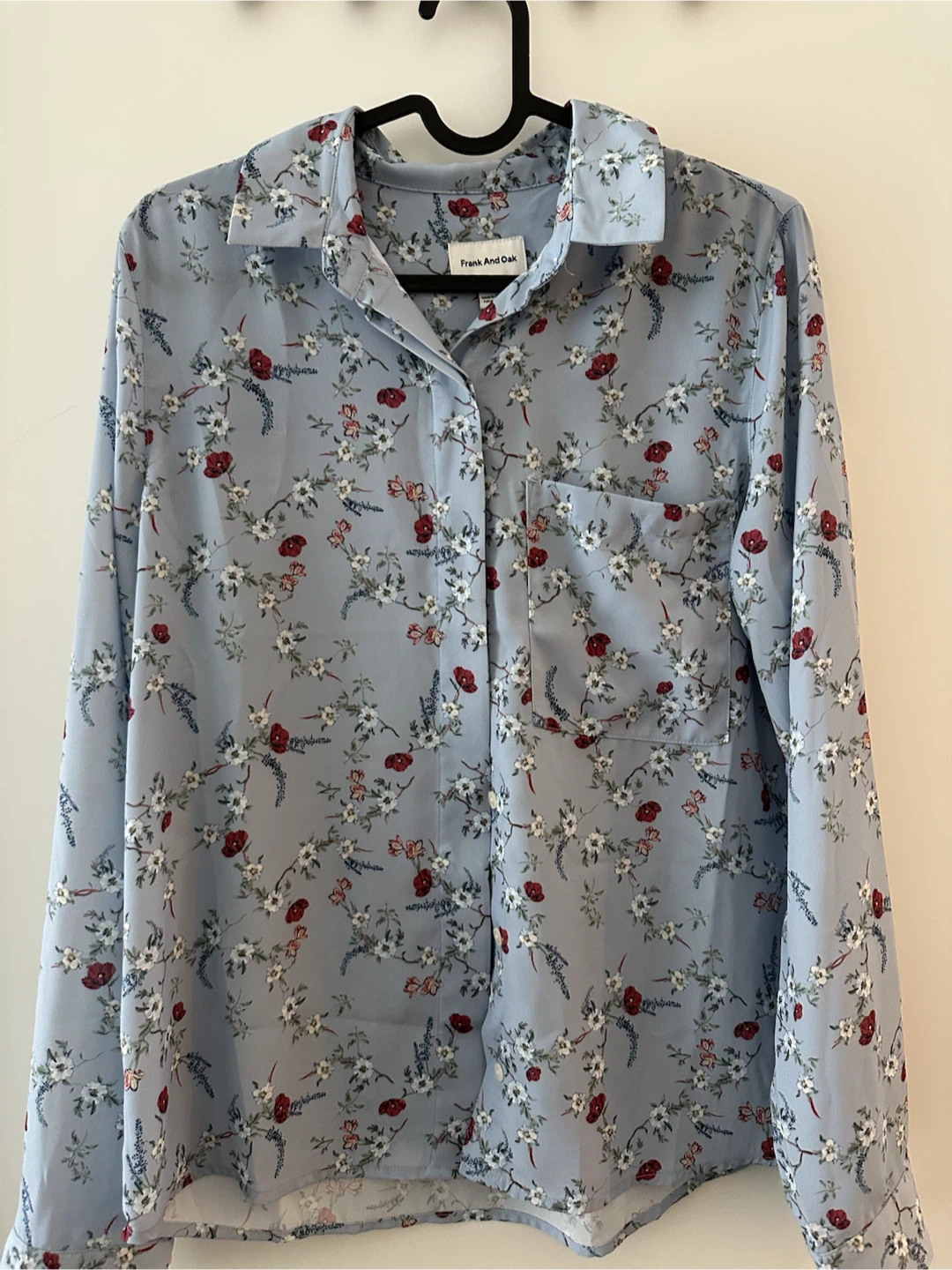 Frank And Oak Floral Button-Up Shirt