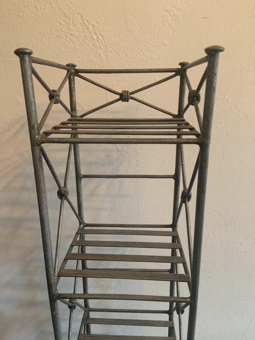 HEAVY STEEL METAL CD STAND STORAGE TOWER - photo 2