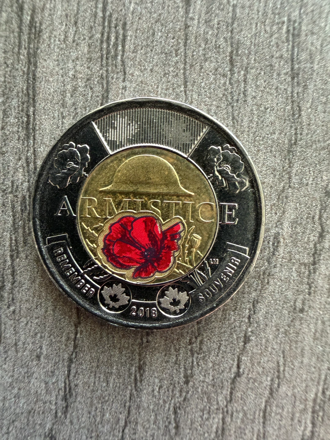 2018 Canada Armistice Toonie