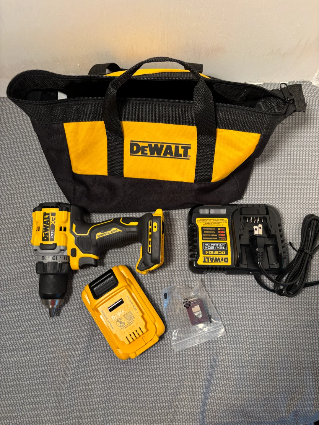 DEWALT 20V MAX Cordless Drill with Battery and Charger