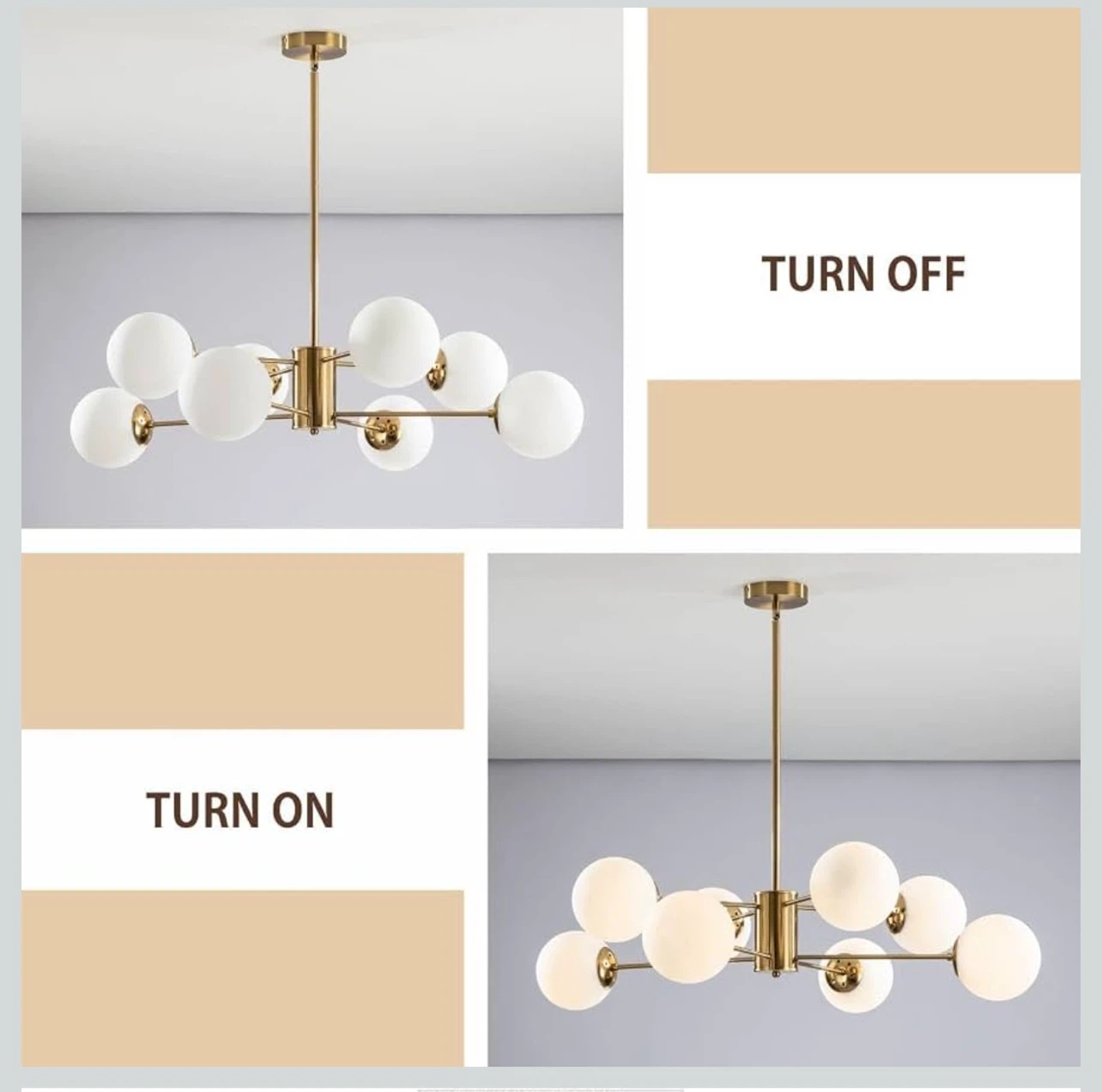 Modern Sputnik Chandelier - photo 2