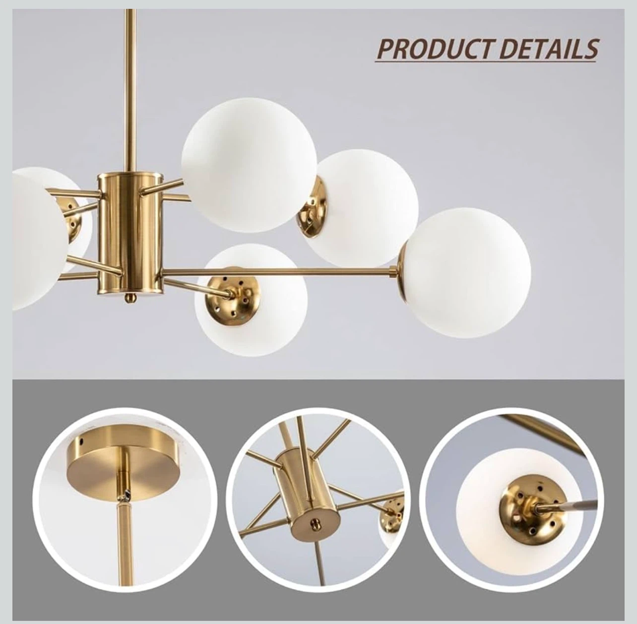 Modern Sputnik Chandelier - photo 3