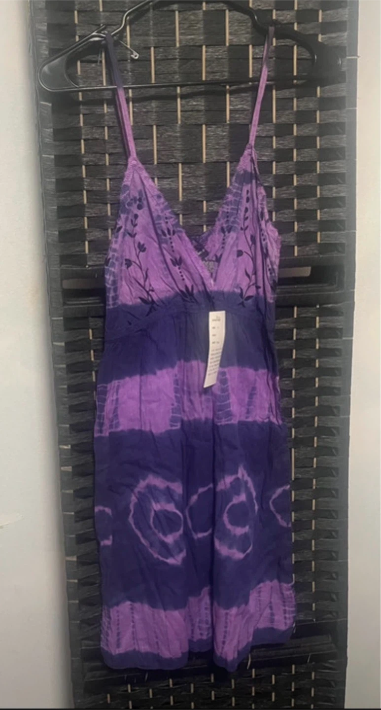 Purple Tie-Dye Sundress size S - photo 2