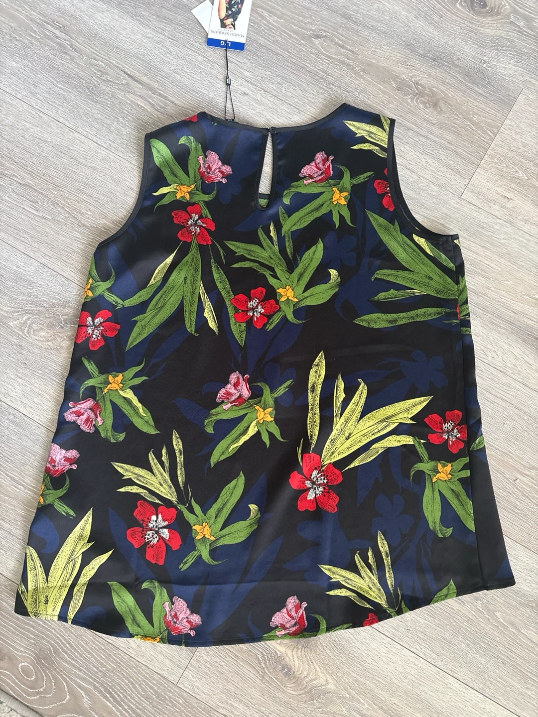 Mario Serrani Women's Floral Sleeveless Top - photo 2
