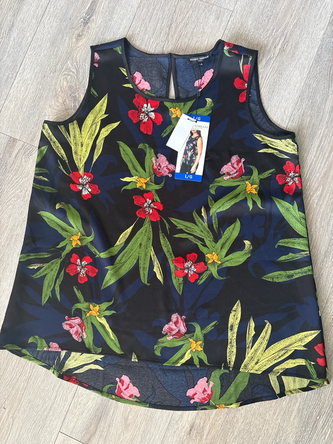 Mario Serrani Women's Floral Sleeveless Top - photo 3