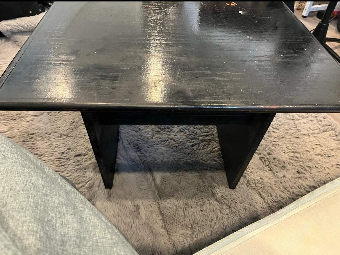 Black Side Table