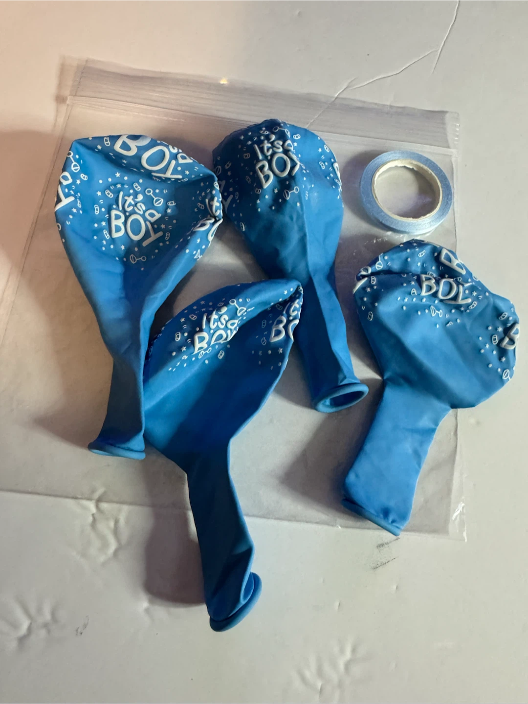 Baby Shower Photo Booth Props - Boy and Various Balloons - photo 4