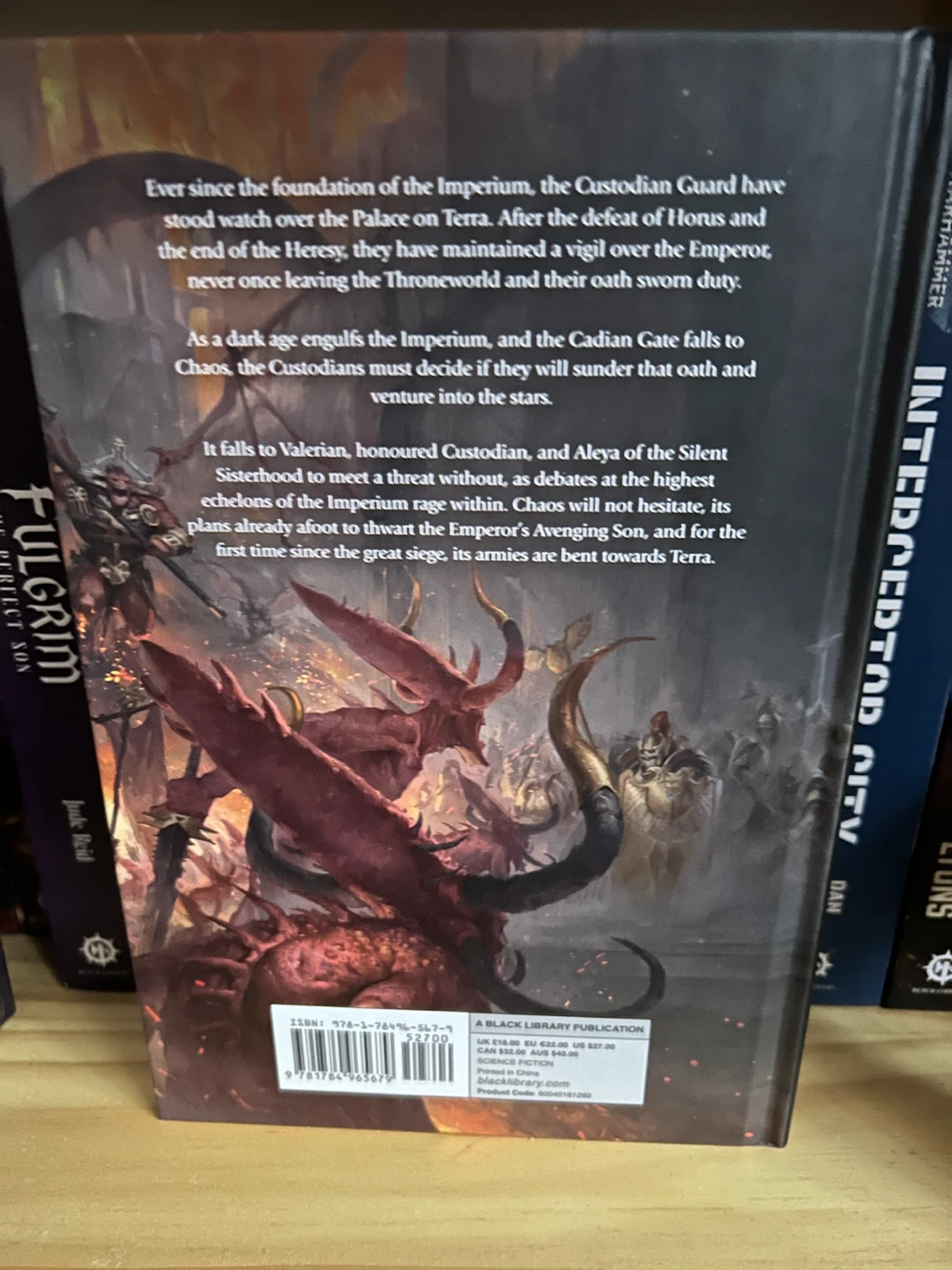 The Emperor's Legion - Warhammer Black Library Novel (HC) - photo 2