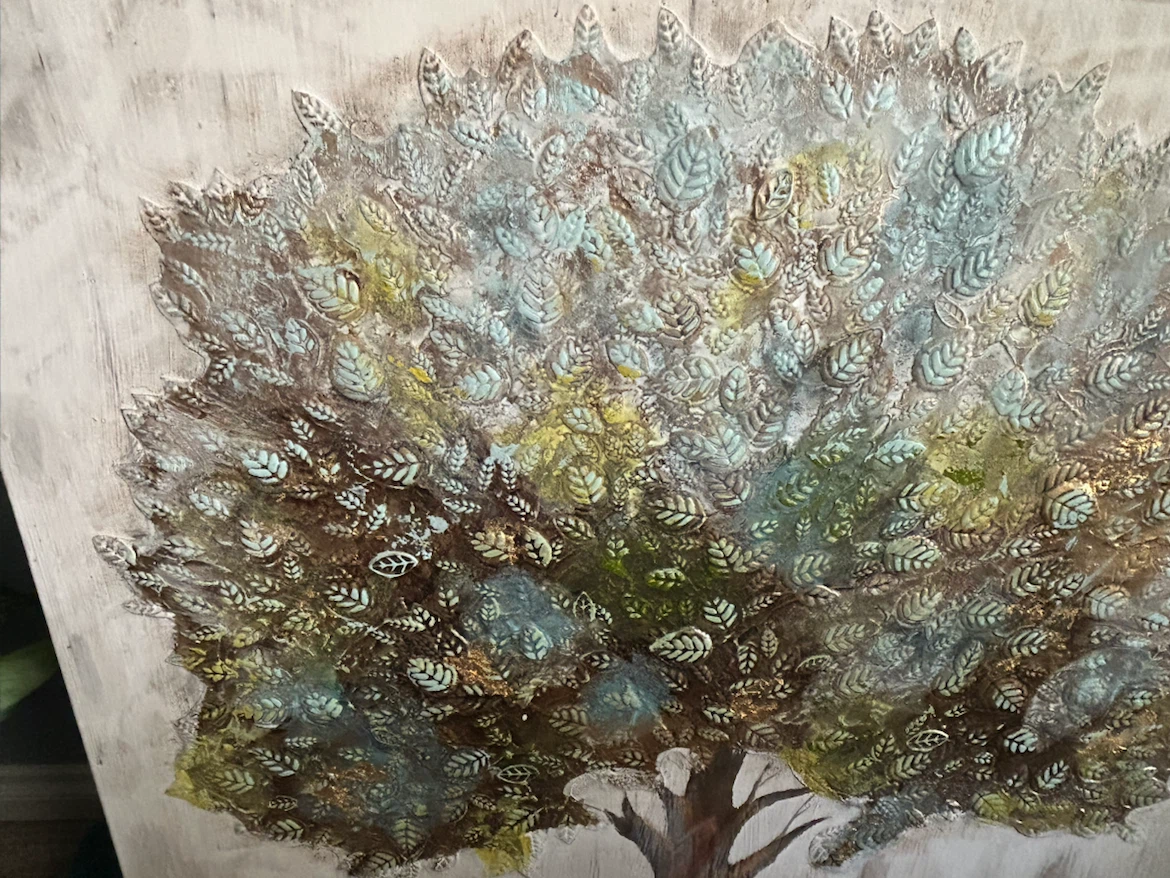 TREE painting on canvas - photo 3