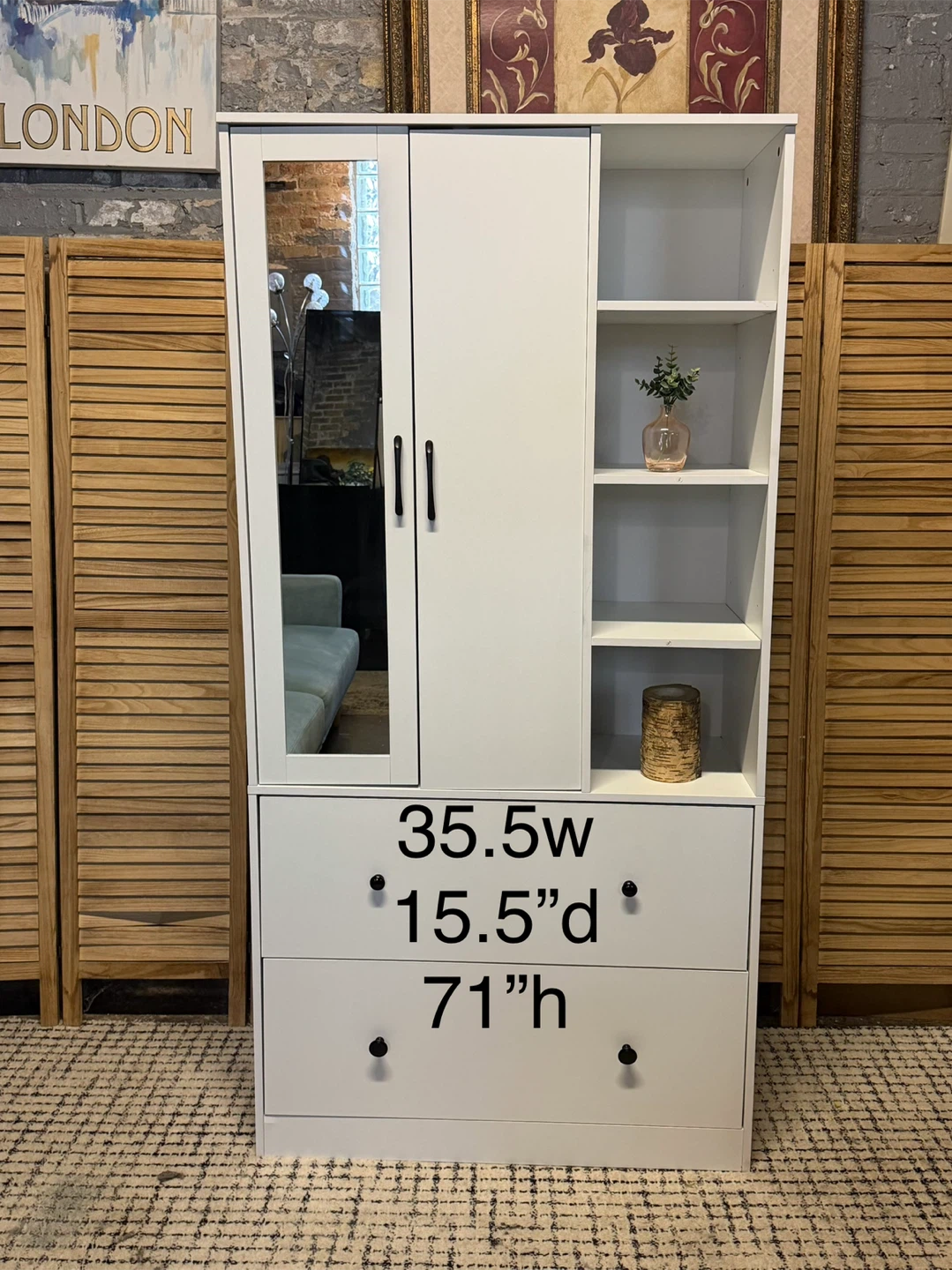 White Armoire - photo 5