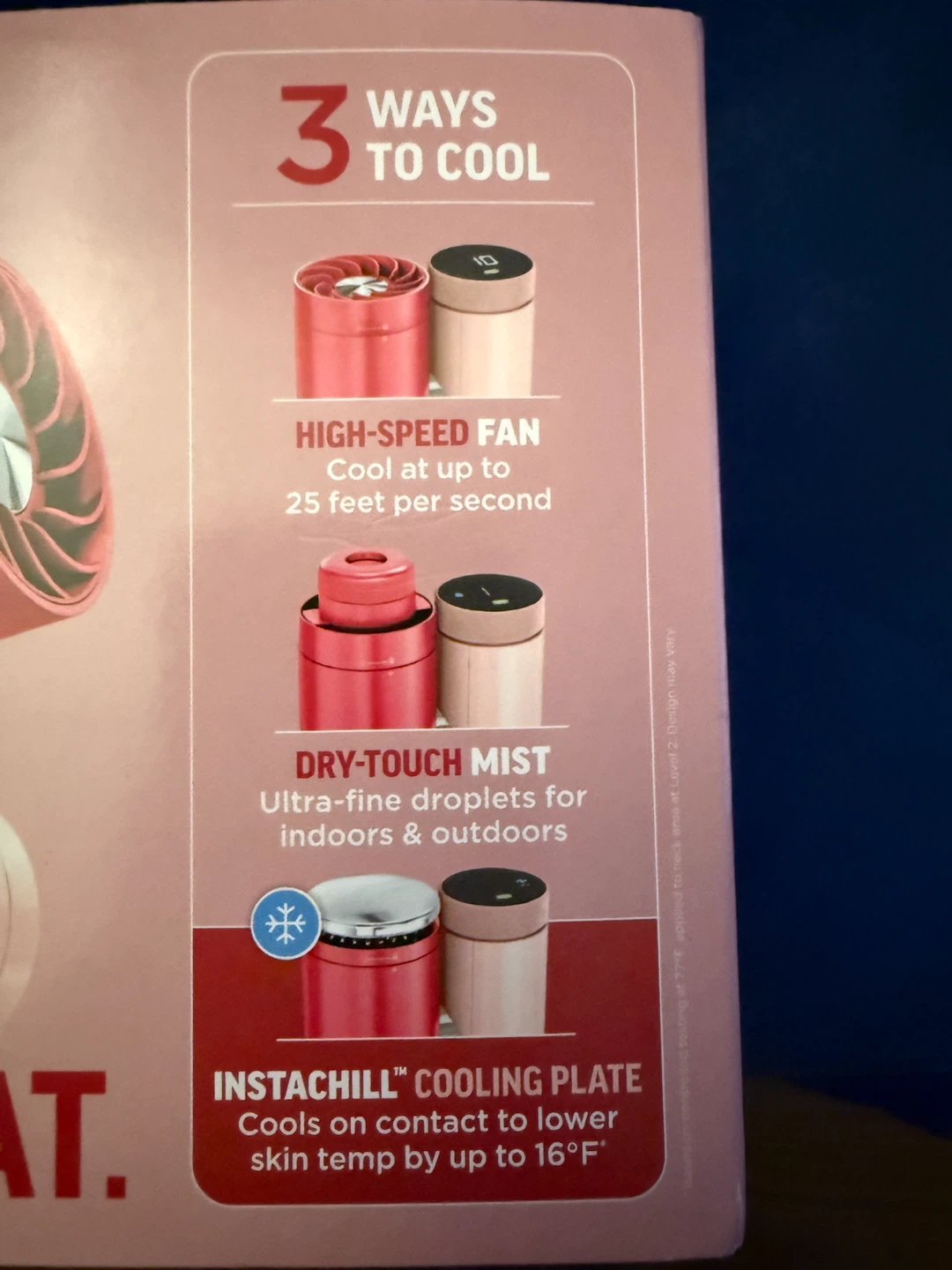 Shark chillpill 3-in-1 Fan, Mist & InstaChill System - photo 3