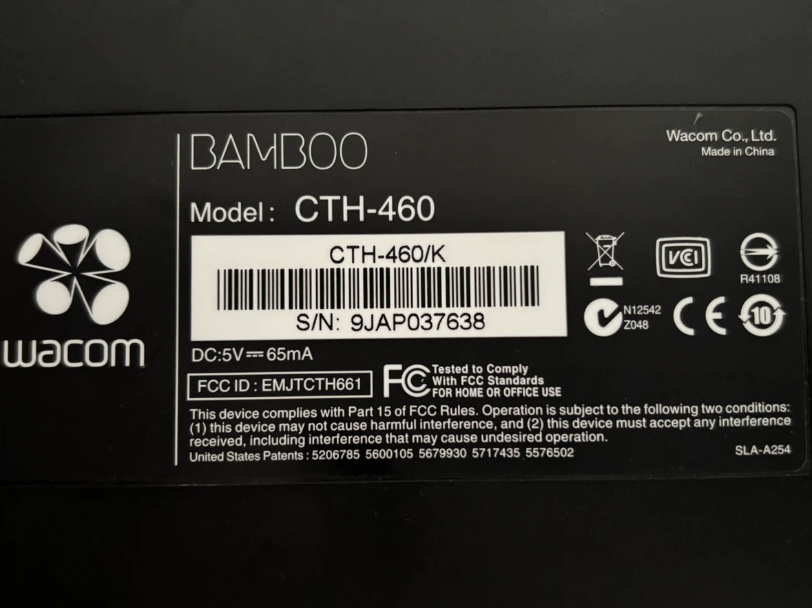 Wacom Bamboo CTH-460 Pen Tablet - photo 3