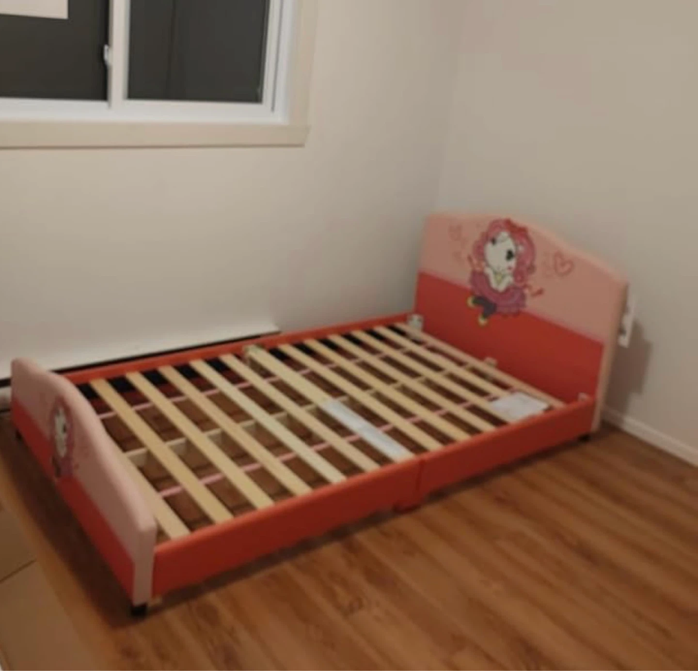 Kids Toddler Bed with Cute Cartoon Design
