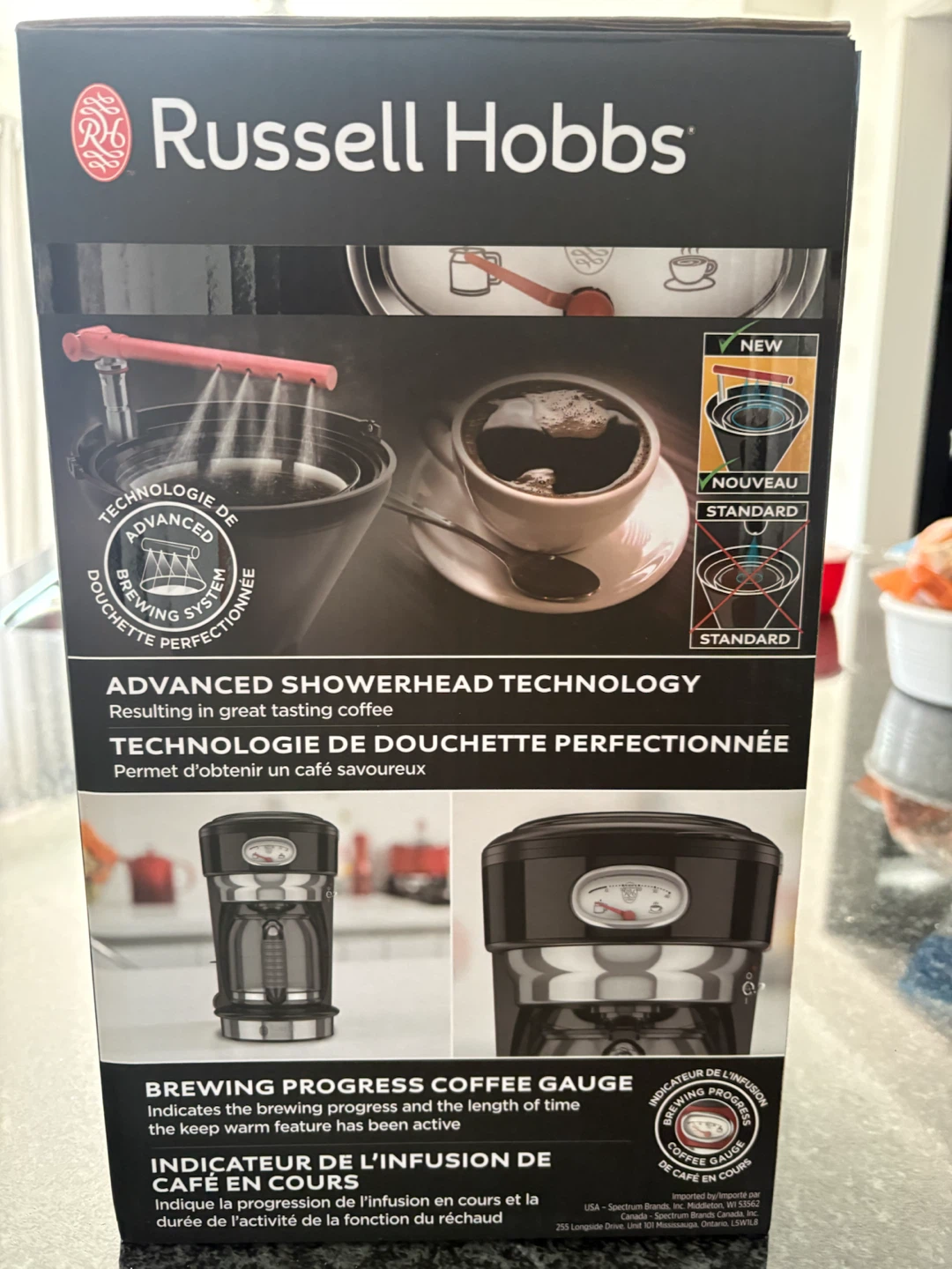 Russell Hobbs Retro Style Classic Noir Coffee Maker - photo 2