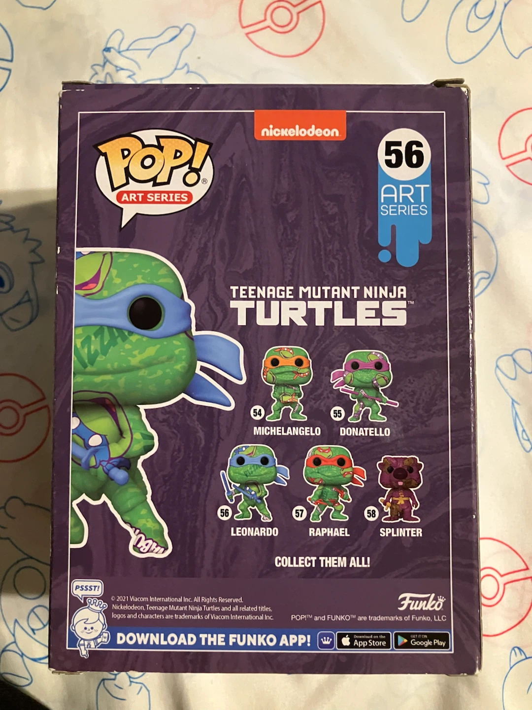 Funko Pop! Art Series Teenage Mutant Ninja Turtles Leonardo #56 - photo 2
