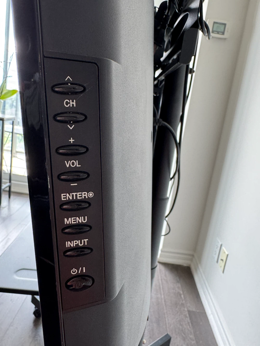 Roku LG TV on Rolling Stand with Soundbar and Remote - photo 4