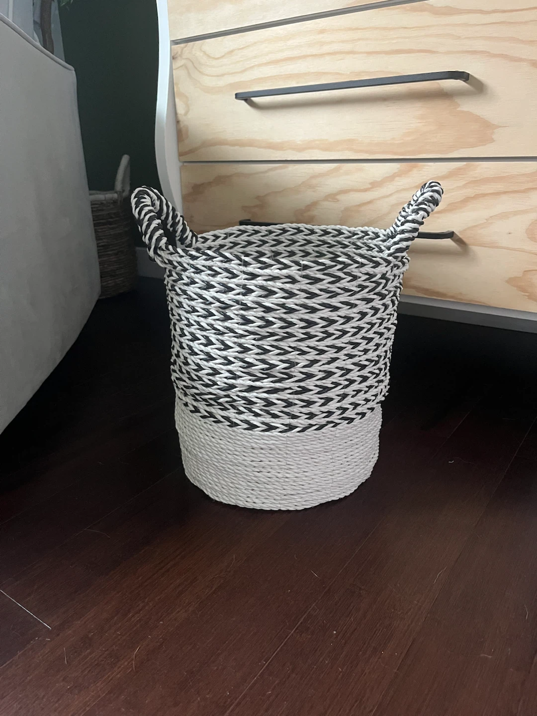 Woven Storage Basket with Handles