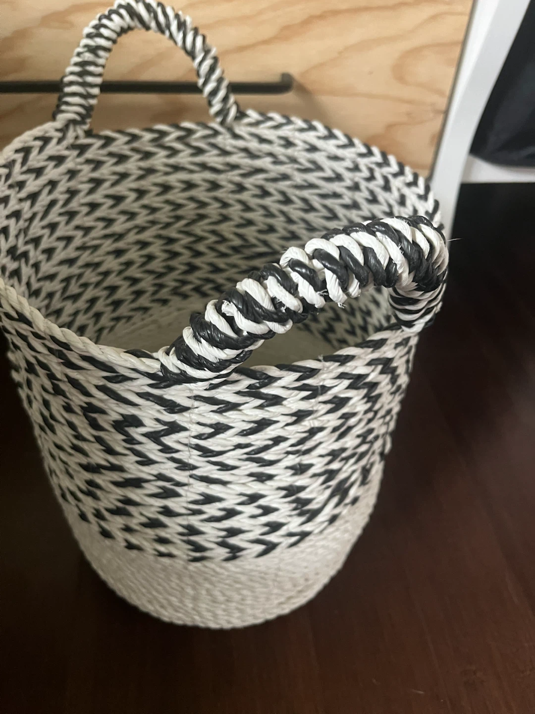 Woven Storage Basket with Handles - photo 2