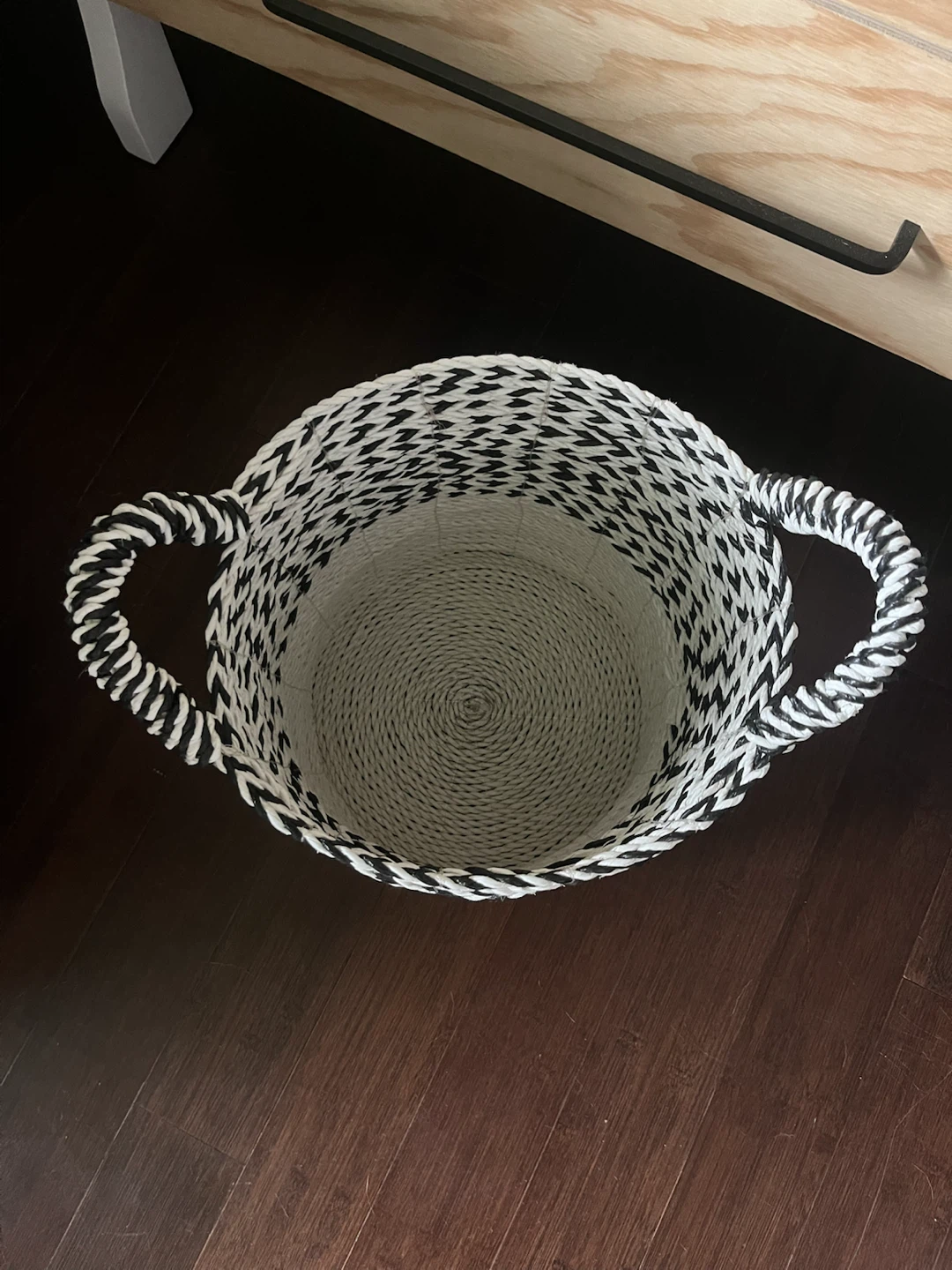 Woven Storage Basket with Handles - photo 3
