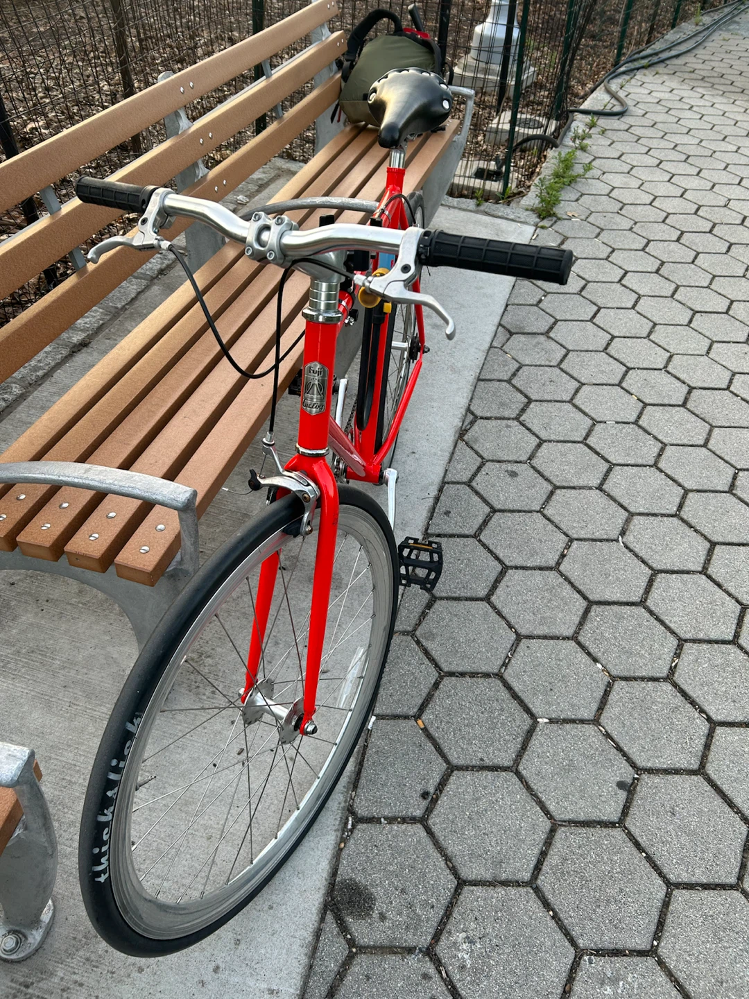 Red Fuji fixie - photo 3
