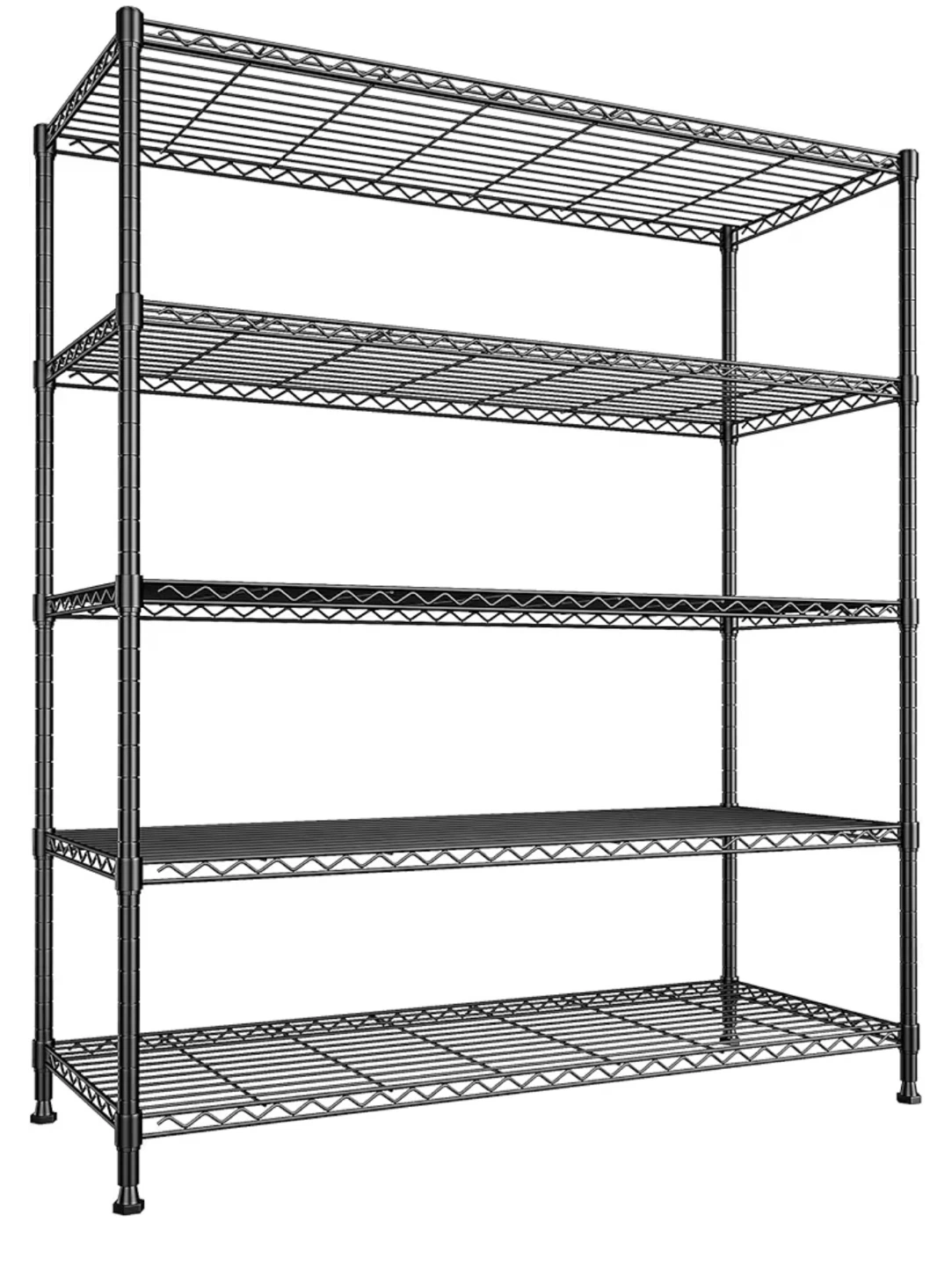 5-Tier Metal Wire Shelving Unit