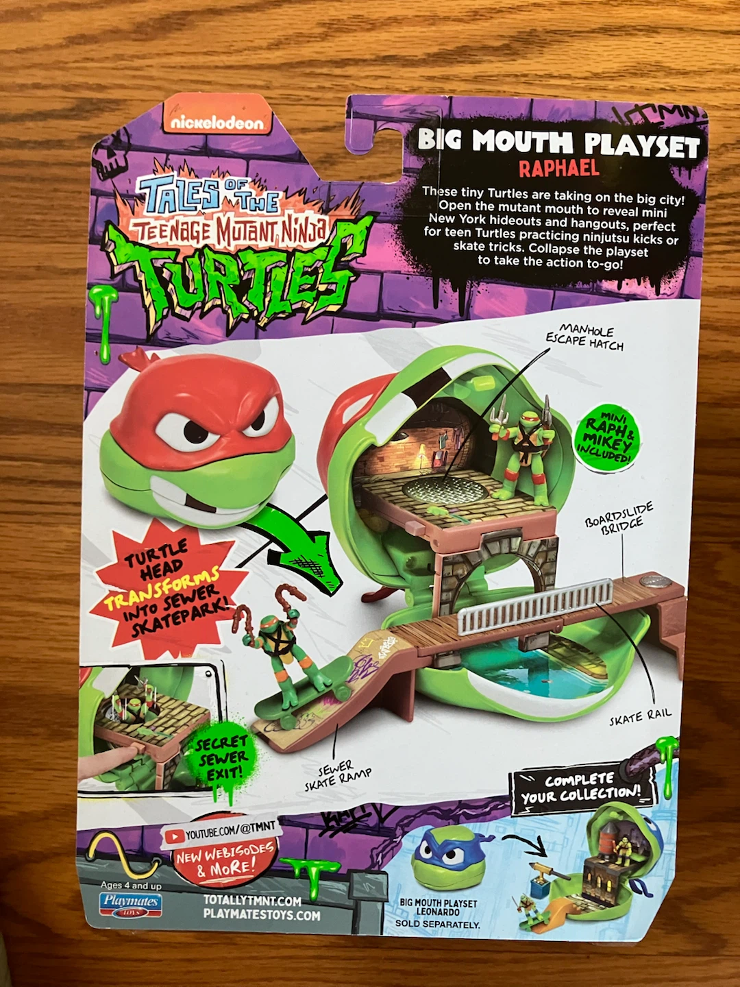 Teenage Mutant Ninja Turtles Big Mouth Playset Raphael - photo 2