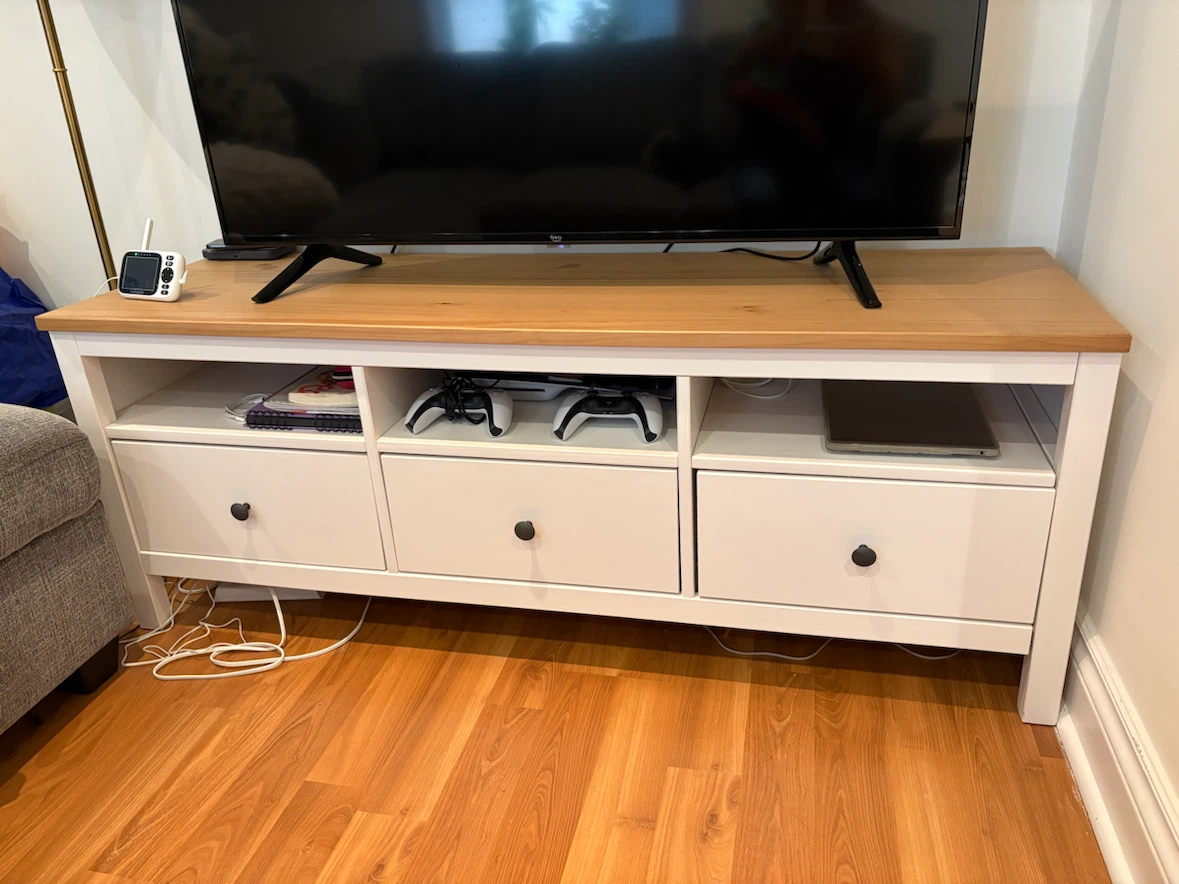 IKEA HEMNES TV Stand / Console – White - photo 5