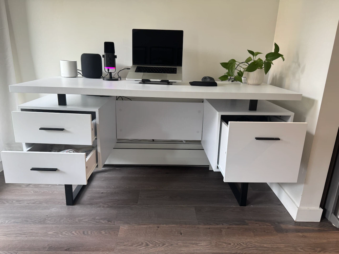 Monarch Specialties Computer Desk White - photo 2